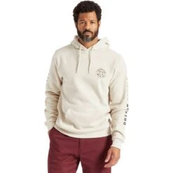 Brixton Crest Hoodie - Men's -Stoic Fashion Shop BEBUORBLA