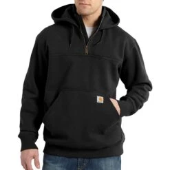 Carhartt Rain Defender Paxton Hooded Mock-Zip Sweatshirt - Men's -Stoic Fashion Shop BK 7
