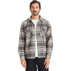 Brixton Bowery Stretch X Flannel Shirt - Men's -Stoic Fashion Shop BLACHAMOJ D3