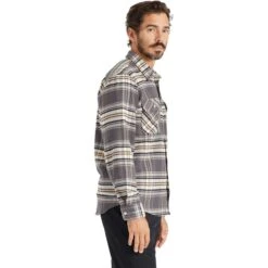 Brixton Bowery Stretch X Flannel Shirt - Men's -Stoic Fashion Shop BLACHAMOJ D4