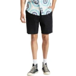 Brixton Madrid II Short - Men's -Stoic Fashion Shop BLACOR2