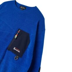 Mole Knit Crew Sweatshirt - Men's -Stoic Fashion Shop BLU D12