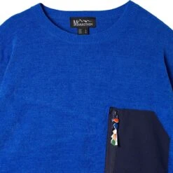 Mole Knit Crew Sweatshirt - Men's -Stoic Fashion Shop BLU D14