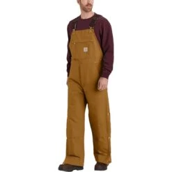 Carhartt Firm Duck Insulated Bib Overall - Men's -Stoic Fashion Shop CARBRO