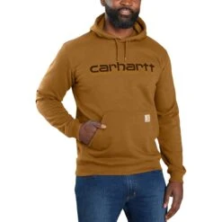 Carhartt Rain Defender Loose Fit MW Logo Graphic Sweatshirt - Men's -Stoic Fashion Shop CARBRO 3
