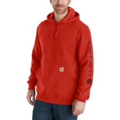 Carhartt Midweight Signature Sleeve Hooded Sweatshirt - Men's