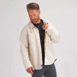 Canvas Blanket Lined Shirt Jacket - Men's -Stoic Fashion Shop GRAJAY