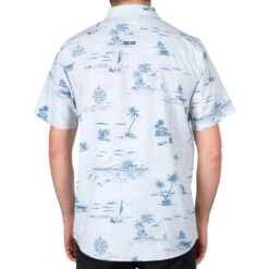 Salty Crew Seafarer Short-Sleeve Tech Woven Shirt - Men's -Stoic Fashion Shop GRA D1