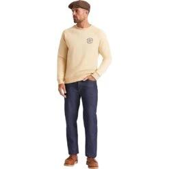 Brixton Oath V Crew Sweatshirt - Men's -Stoic Fashion Shop GRA D2 2