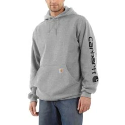 Carhartt Midweight Signature Sleeve Hooded Sweatshirt - Men's -Stoic Fashion Shop HEAGRABK
