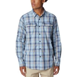 Columbia Silver Ridge 2.0 Plaid Long-Sleeve Shirt - Men's -Stoic Fashion Shop JESTGAPL