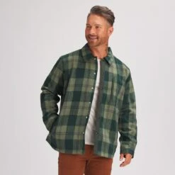 Heavyweight Flannel Shirt Jacket - Men's