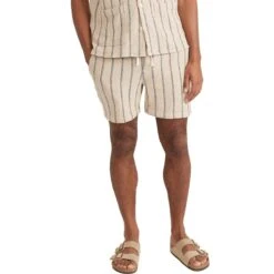 Marine Layer Saturday Basket Weave Stripe Short - Men's -Stoic Fashion Shop KHANAVSTR