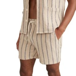 Marine Layer Saturday Basket Weave Stripe Short - Men's -Stoic Fashion Shop KHANAVSTR D4