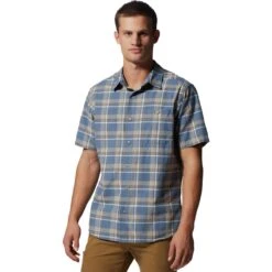 Mountain Hardwear Big Cottonwood Short-Sleeve Shirt - Men's -Stoic Fashion Shop LIZIHAPL