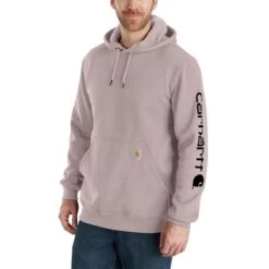 Carhartt Midweight Signature Sleeve Hooded Sweatshirt - Men's -Stoic Fashion Shop MIN