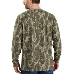 Carhartt Loose Fit HW LS Pocket Camo Logo Graphic T-Shirt - Men's