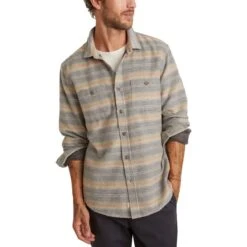Marine Layer Cotton-Wool Blend Overshirt - Men's 11 Marine Layer Cotton-Wool Blend Overshirt - Men's -Stoic Fashion Shop MULSTR