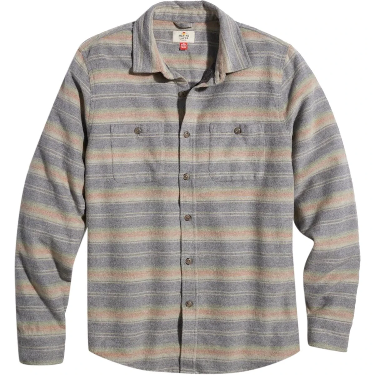 Marine Layer Cotton-Wool Blend Overshirt - Men's 1 Marine Layer Cotton-Wool Blend Overshirt - Men's