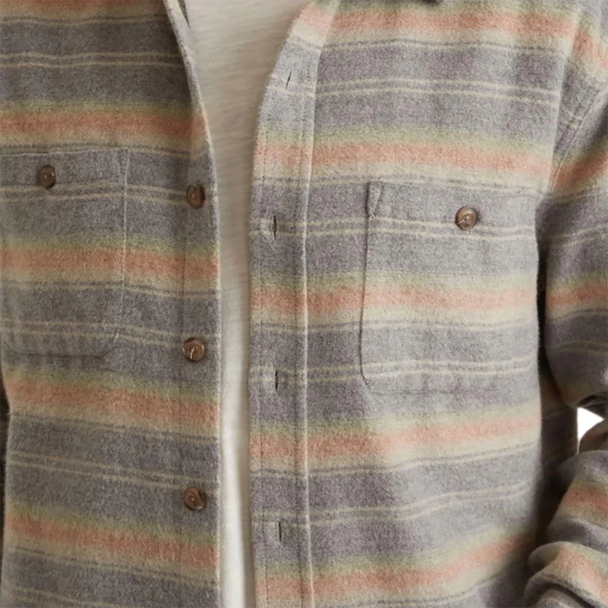 Marine Layer Cotton-Wool Blend Overshirt - Men's 6 Marine Layer Cotton-Wool Blend Overshirt - Men's - Image 6