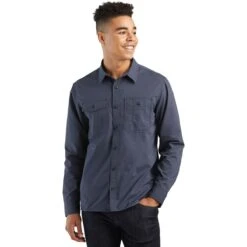 Outdoor Research Chehalis Long-Sleeve Work Shirt - Men's -Stoic Fashion Shop NAVBLU