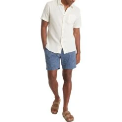 Marine Layer Printed Saturday Short - Men's 7 Marine Layer Printed Saturday Short - Men's -Stoic Fashion Shop NAVTROPRI D2