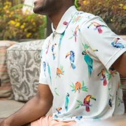 The Birds Of Polodise Shirt - Men's 8 The Birds Of Polodise Shirt - Men's -Stoic Fashion Shop OPWHPABAINPL D4