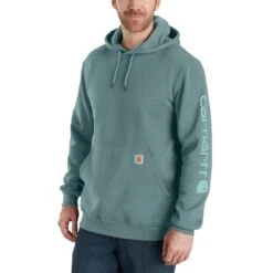 Carhartt Midweight Signature Sleeve Hooded Sweatshirt - Men's -Stoic Fashion Shop SEAPINHEA