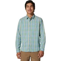 Mountain Hardwear Big Cottonwood Long-Sleeve Shirt - Men's -Stoic Fashion Shop TEBLVEPL